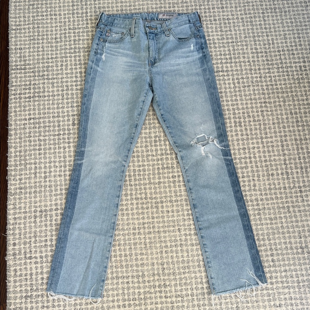 AG Adriano Goldschmied “the “Mari” Light Blue Denim Jeans